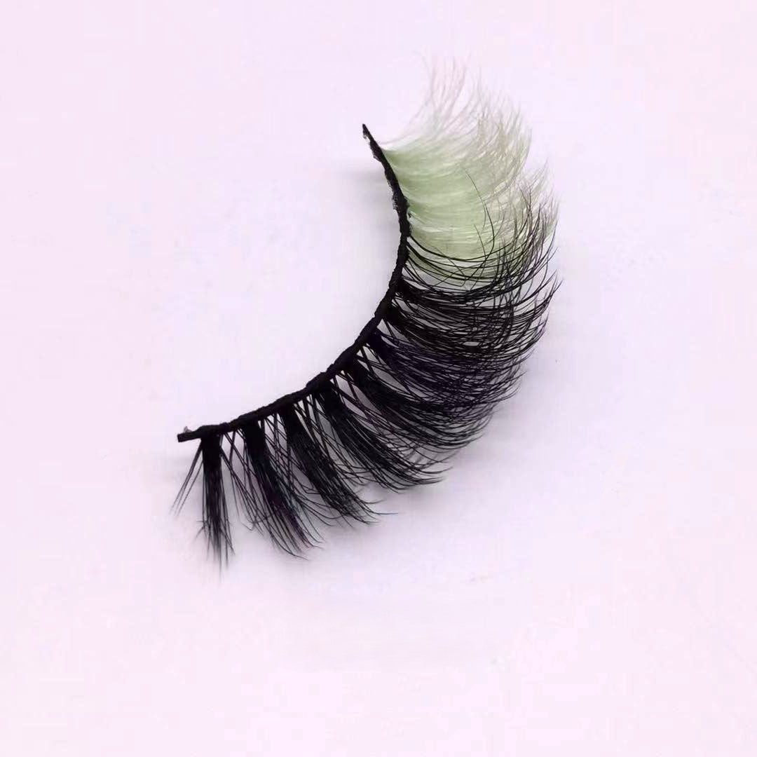 Neuer Make-up-Trend Bunte Wimpern 15mm 20mm