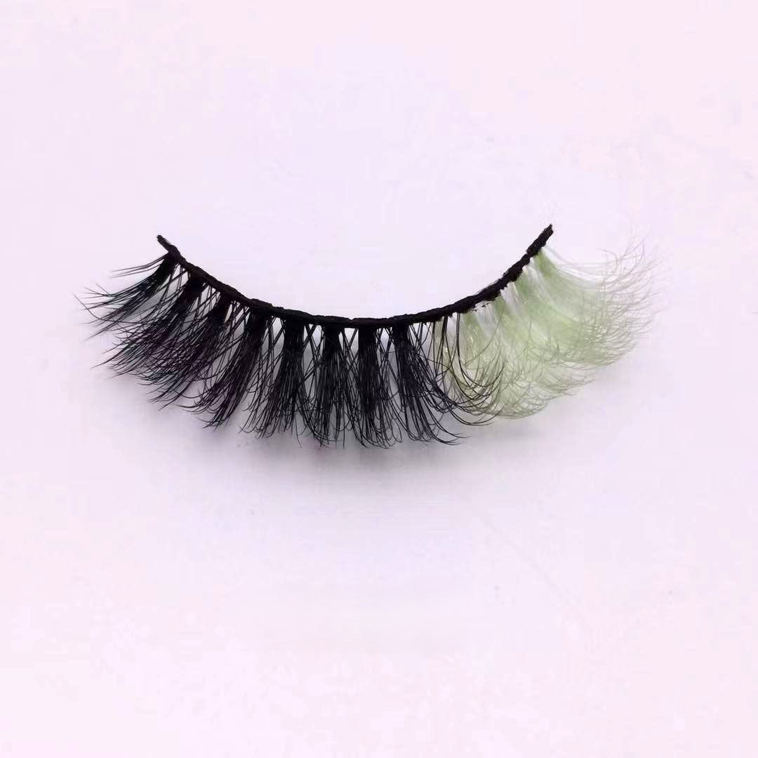 Neuer Make-up-Trend Bunte Wimpern 15mm 20mm
