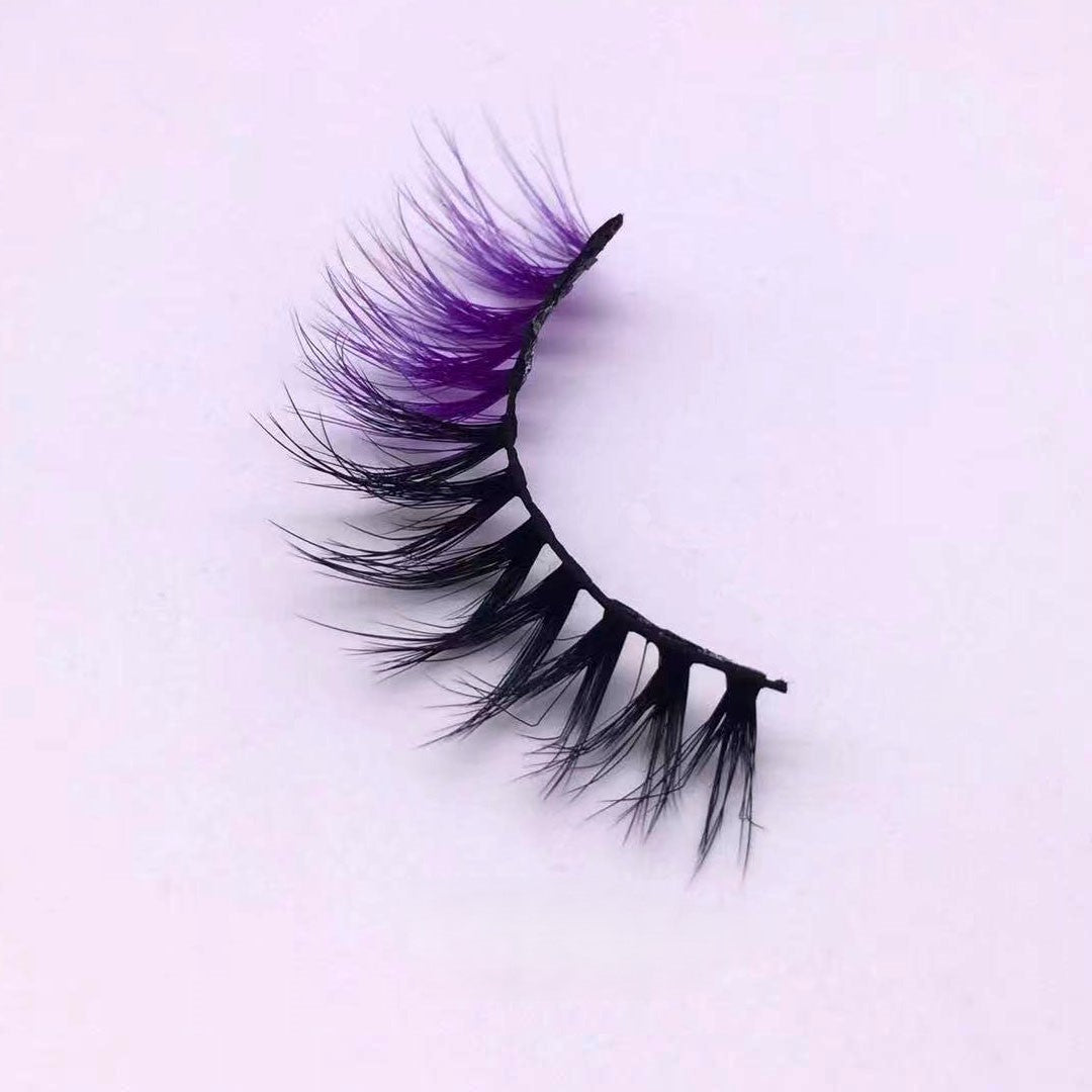Neuer Make-up-Trend Bunte Wimpern 15mm 20mm