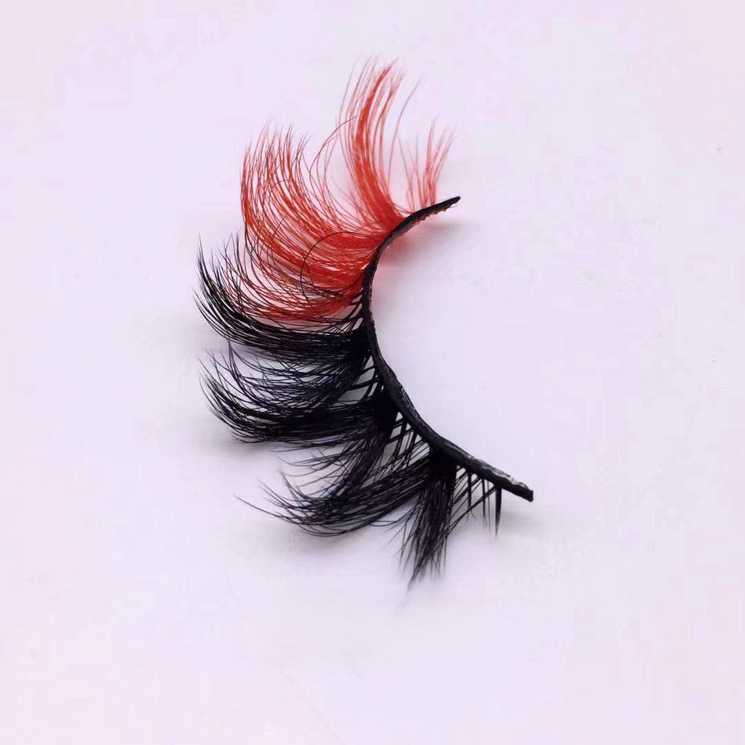 Neuer Make-up-Trend Bunte Wimpern 15mm 20mm