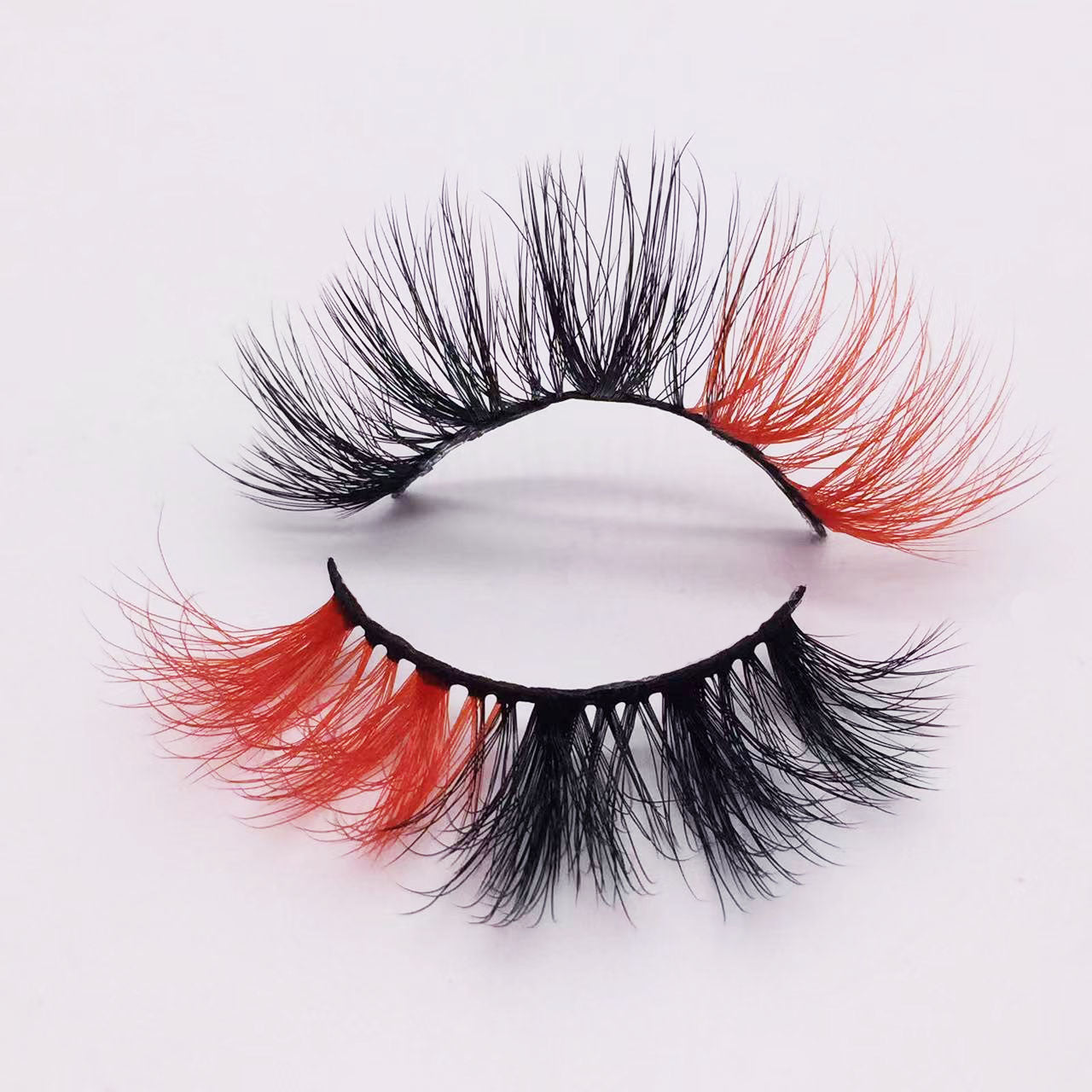 Nouvelle tendance de maquillage cils colorés 15 mm 20 mm