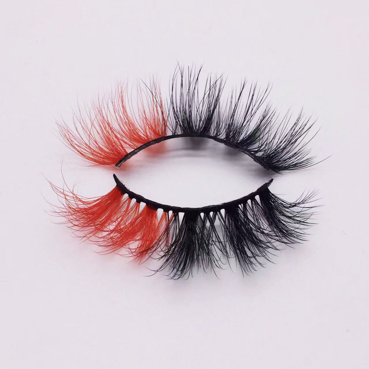 Nouvelle tendance de maquillage cils colorés 15 mm 20 mm