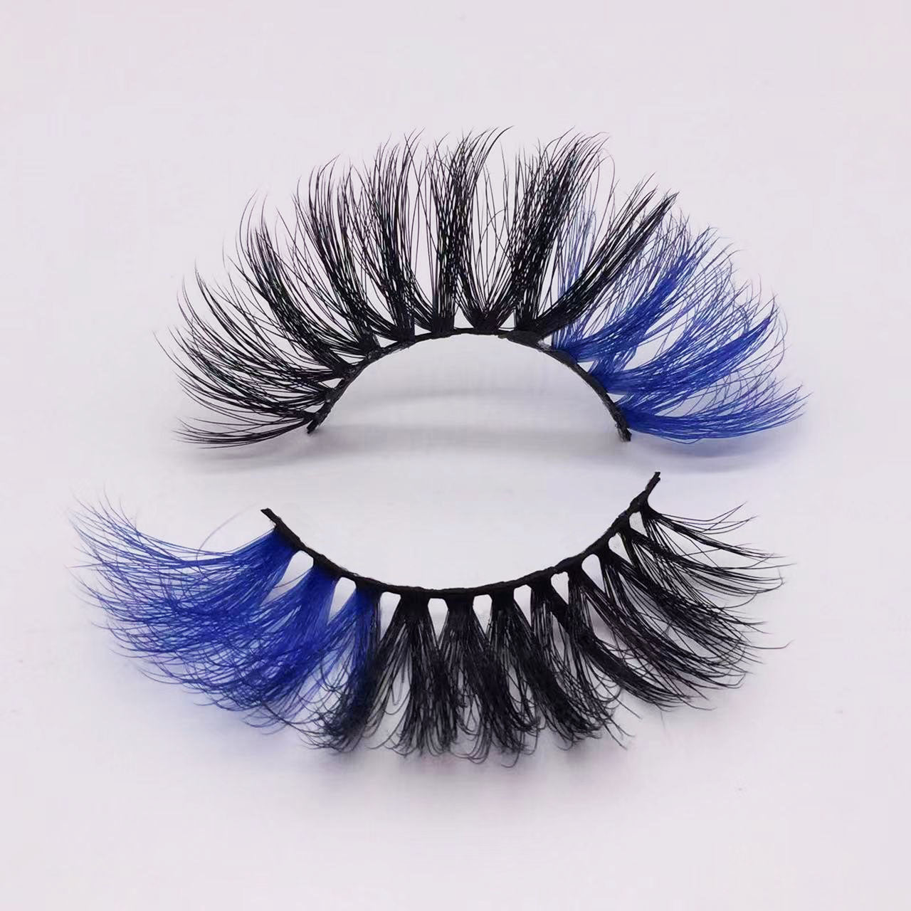 Neuer Make-up-Trend Bunte Wimpern 15mm 20mm