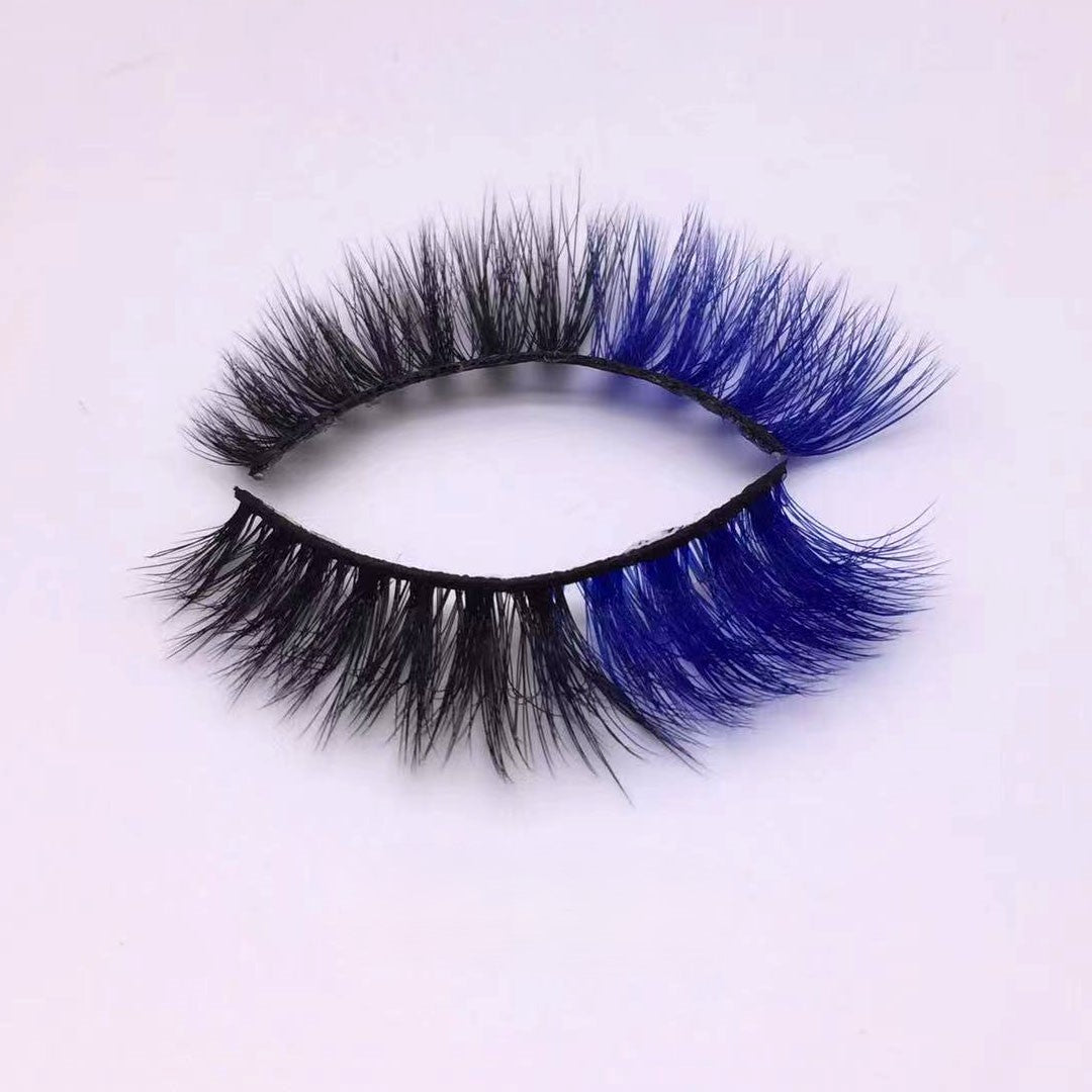 Nouvelle tendance de maquillage cils colorés 15 mm 20 mm