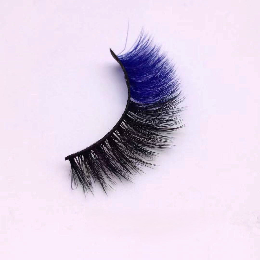 Nouvelle tendance de maquillage cils colorés 15 mm 20 mm