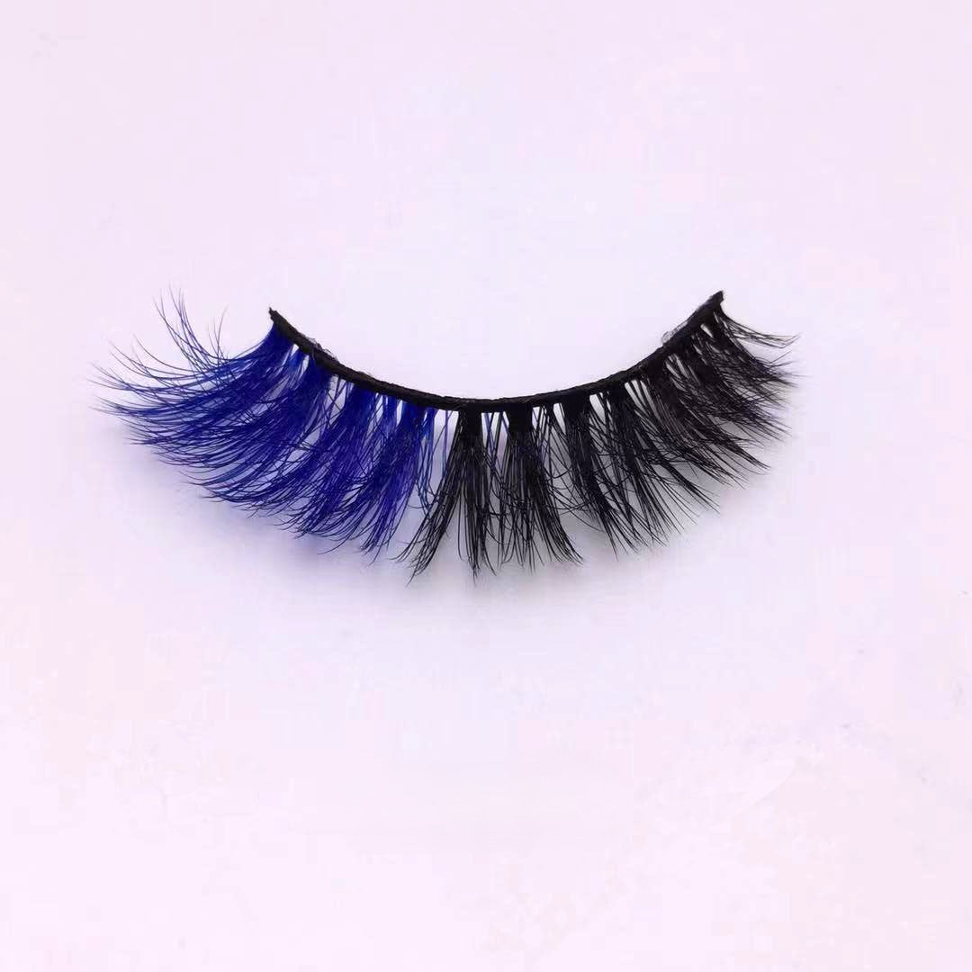 Nouvelle tendance de maquillage cils colorés 15 mm 20 mm